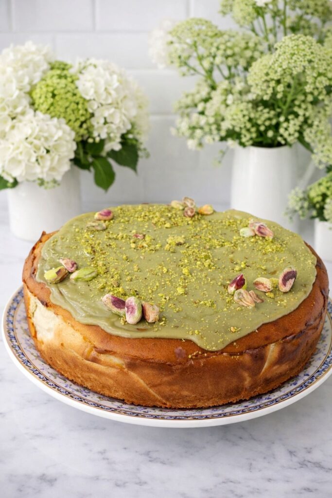 Cheescake de pistacho