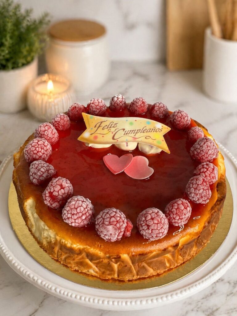 Cheescake tradicional con fresa